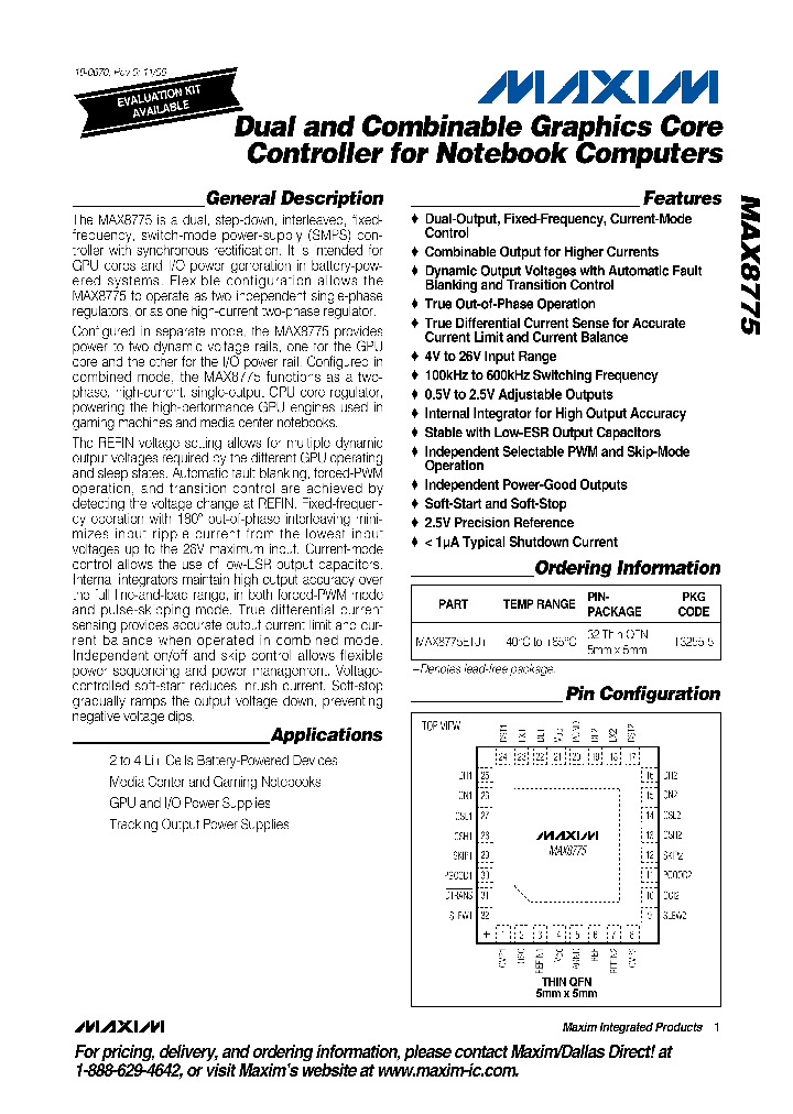 MAX8775ETJT_5520976.PDF Datasheet