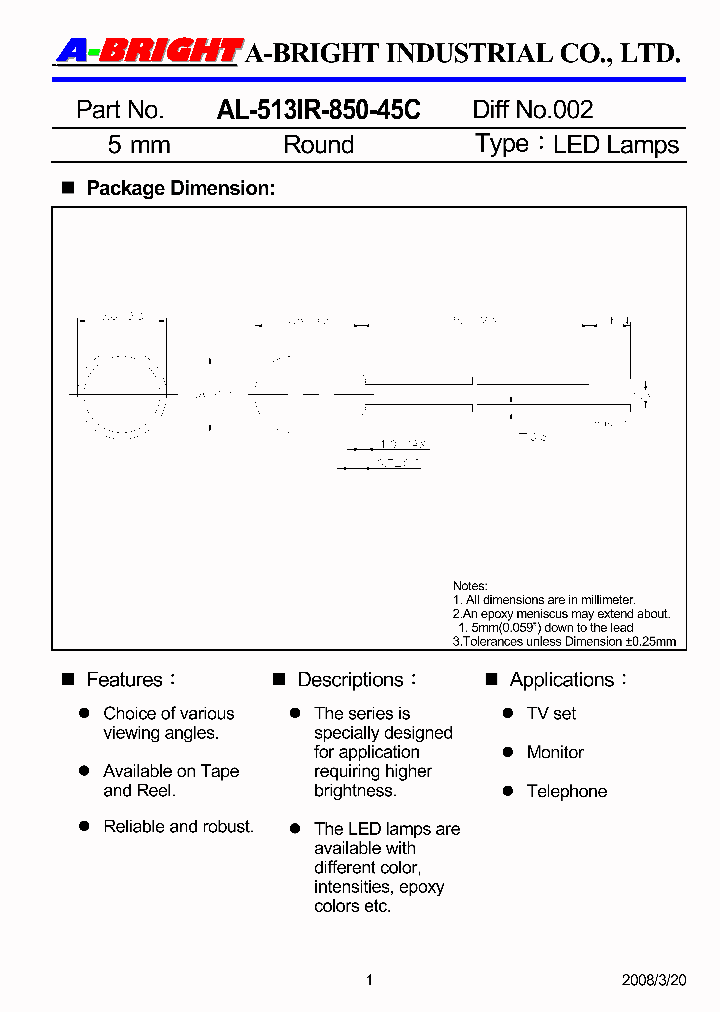 AL-513IR-850-45C08_5520768.PDF Datasheet