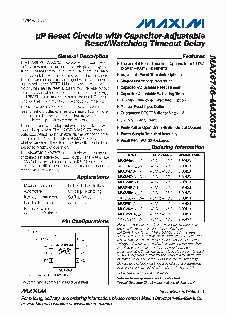 MAX6750KA30-T_5522460.PDF Datasheet