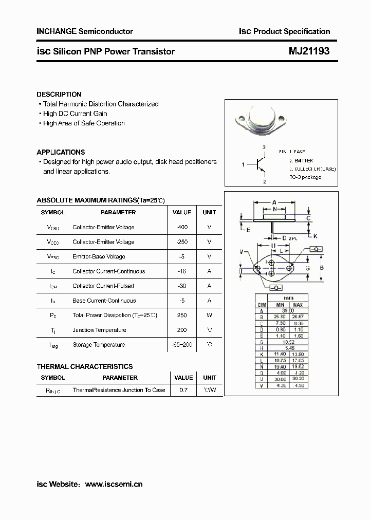 MJ21193_5527090.PDF Datasheet