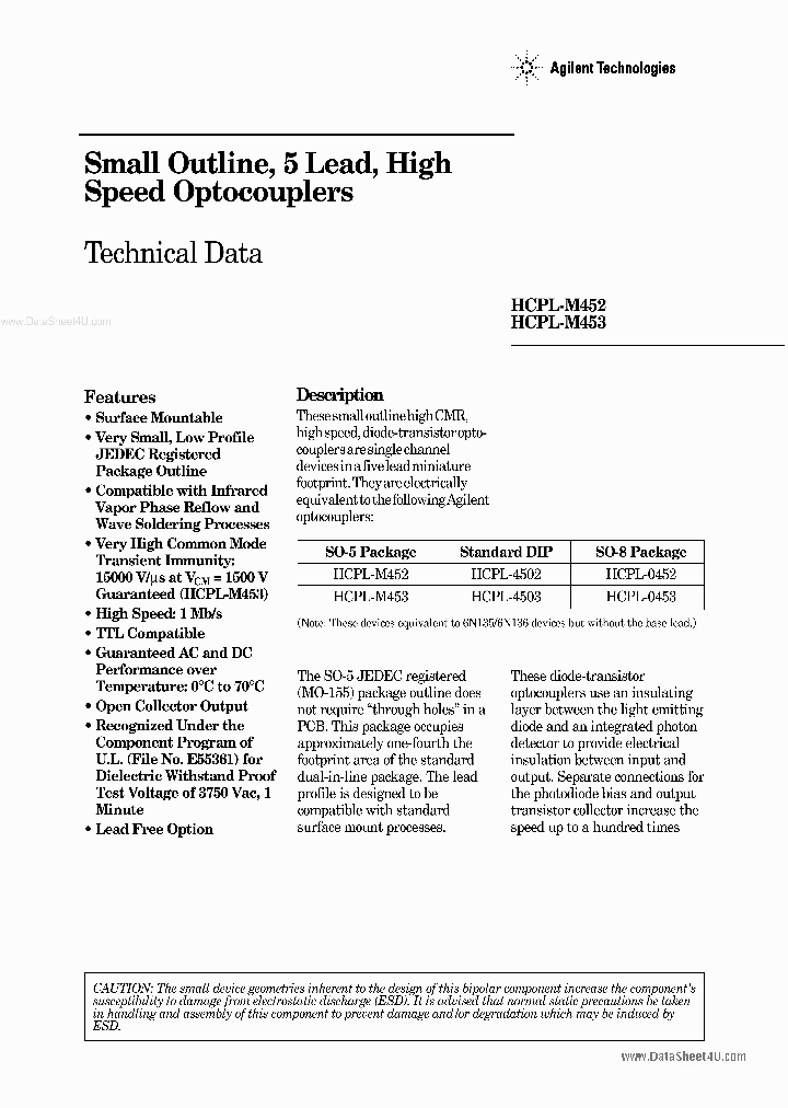 HCPL-M452_5527569.PDF Datasheet
