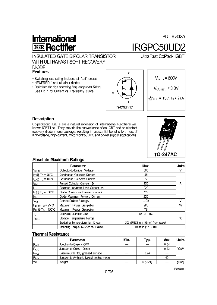IRGPC50UD2_5529204.PDF Datasheet