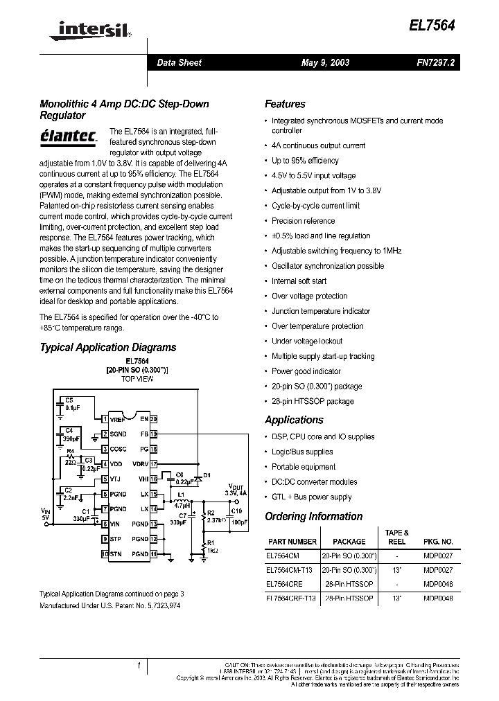 EL7564_5530243.PDF Datasheet