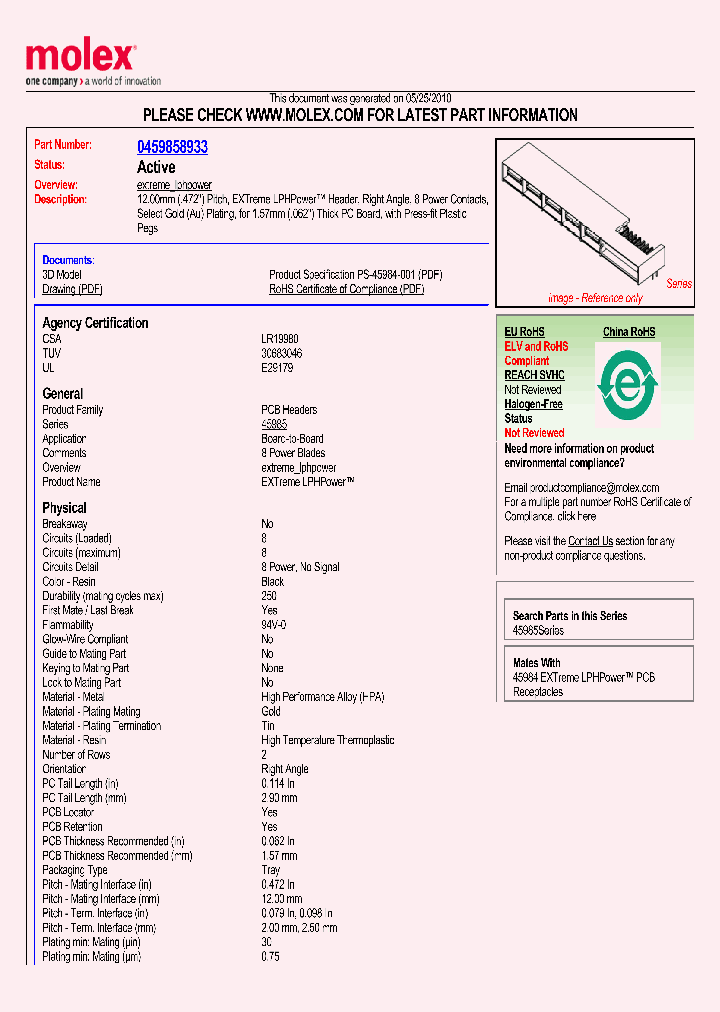 45985-8933_5533230.PDF Datasheet