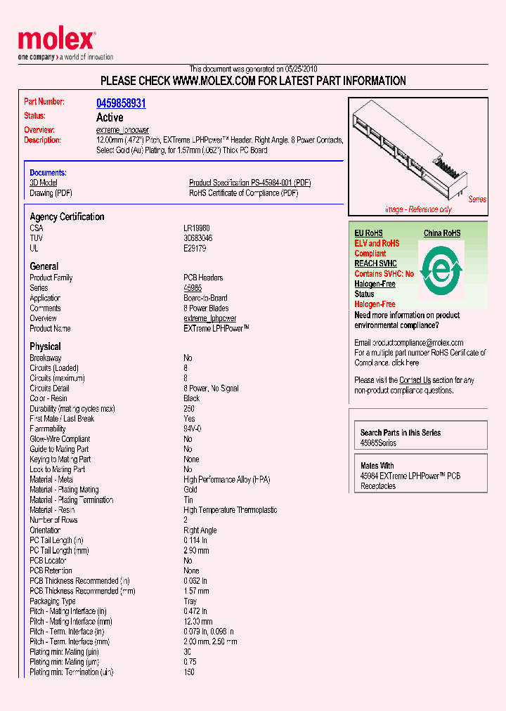 45985-8931_5533228.PDF Datasheet