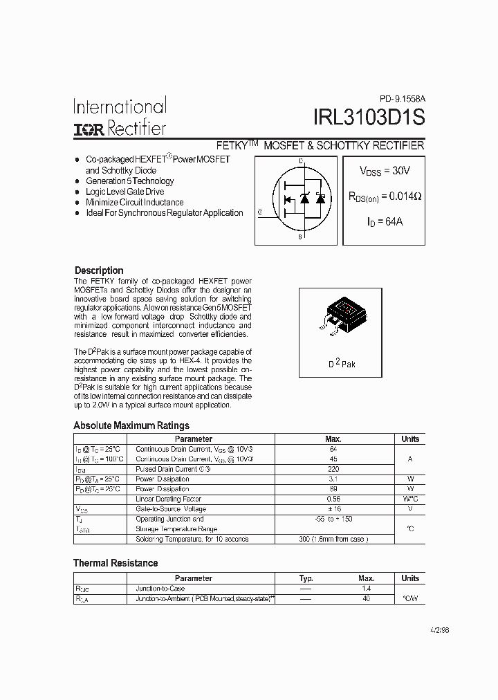 IRL3103D1S_5535250.PDF Datasheet