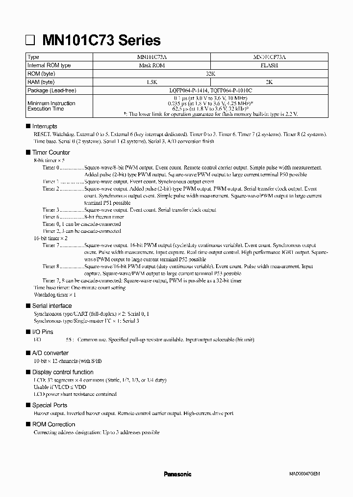 MN101C73_5536945.PDF Datasheet