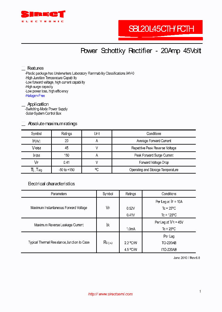 SBL20L45CTH_5539888.PDF Datasheet