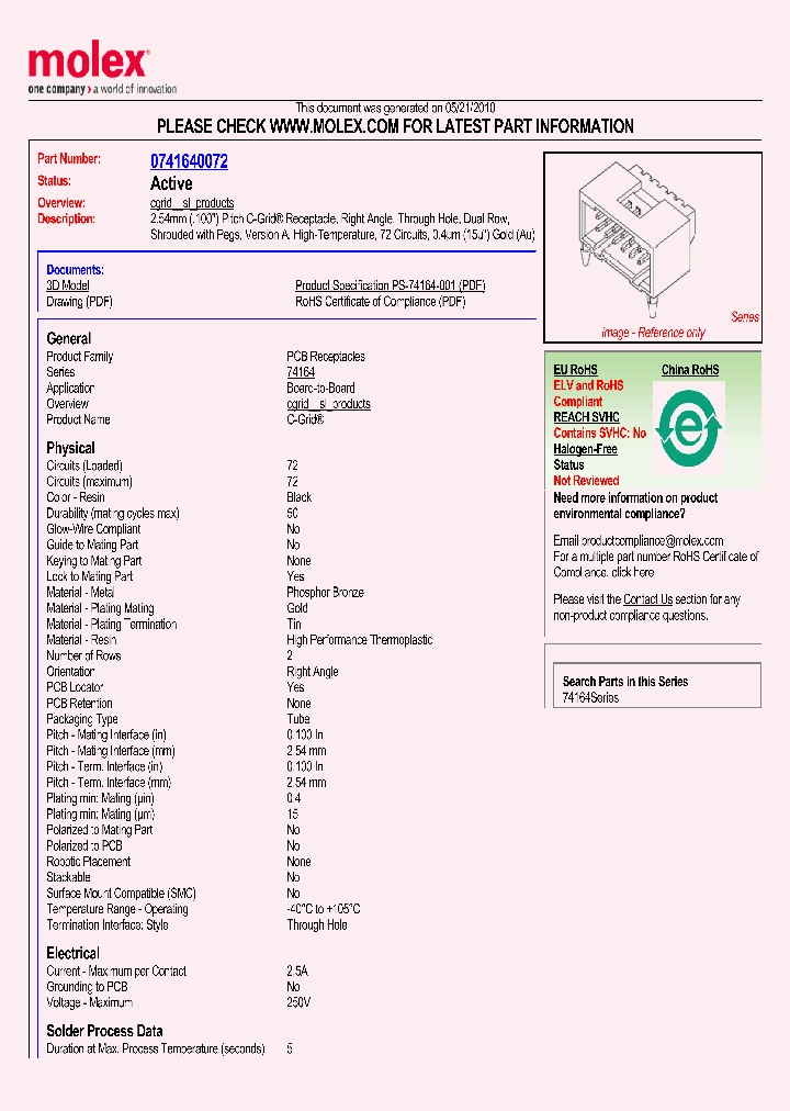 74164-0072_5547778.PDF Datasheet