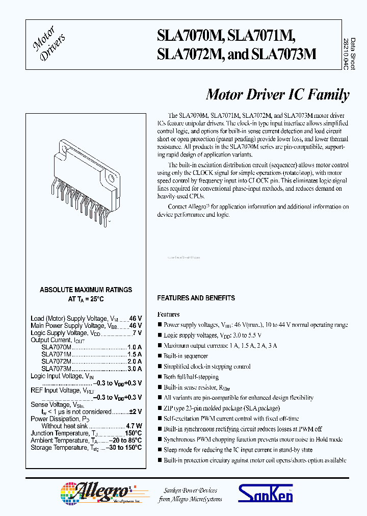 SLA7073M_5550200.PDF Datasheet
