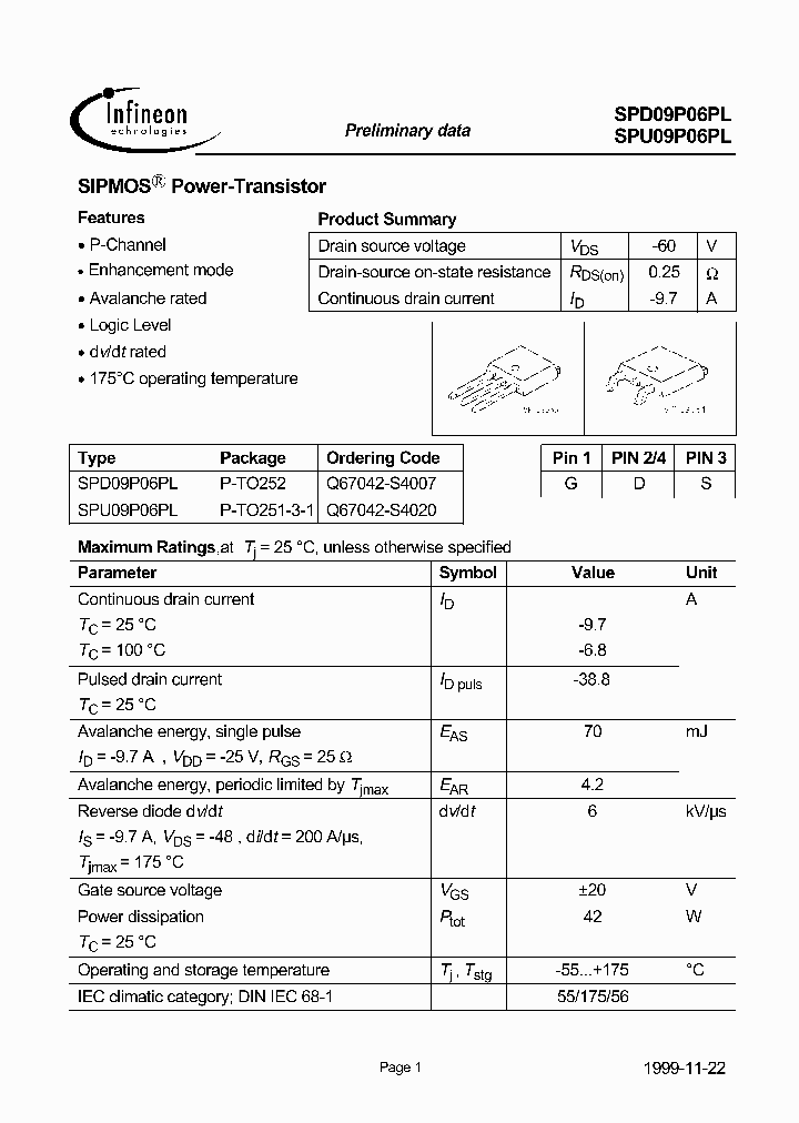 SPU09P06PL_5551688.PDF Datasheet