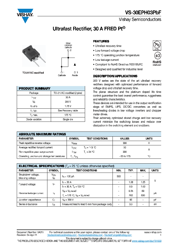 30EPH03PBF11_5552408.PDF Datasheet