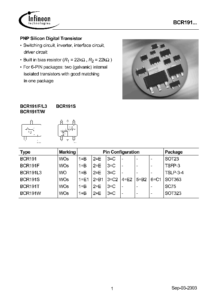 BCR191TE6327_5561732.PDF Datasheet