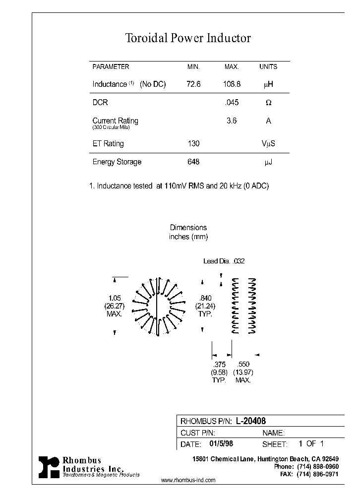 L-20408_5562883.PDF Datasheet