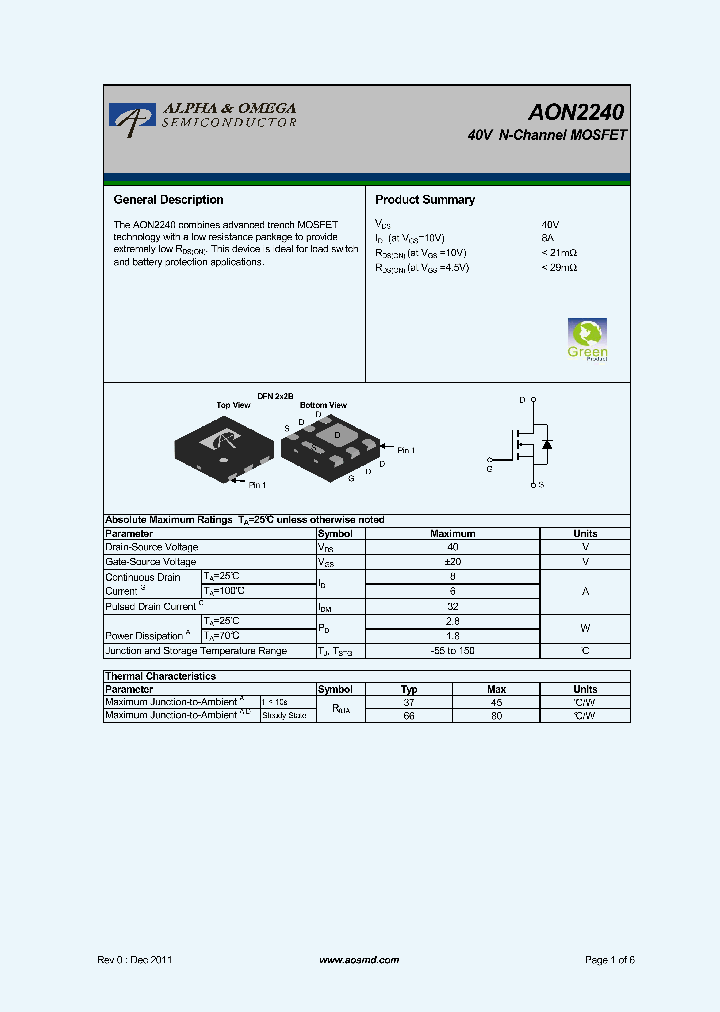 AON2240_5563412.PDF Datasheet