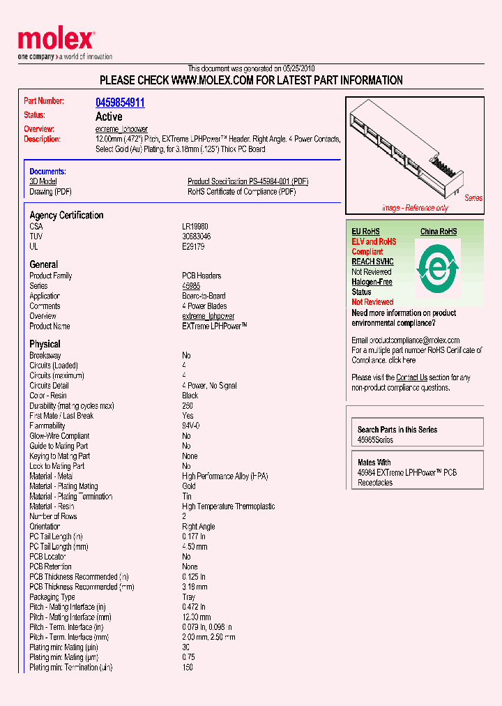 0459854911_5564134.PDF Datasheet