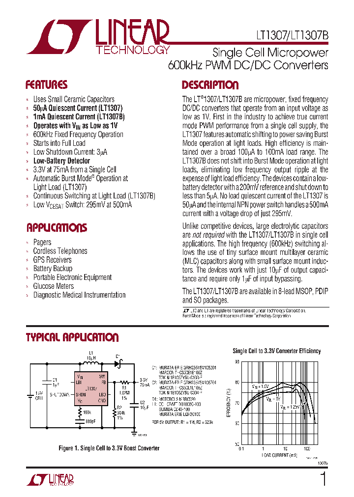 LT1307BCMS8TR_5564493.PDF Datasheet