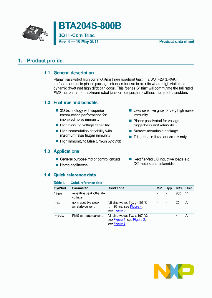 BTA204S-800B_5565574.PDF Datasheet
