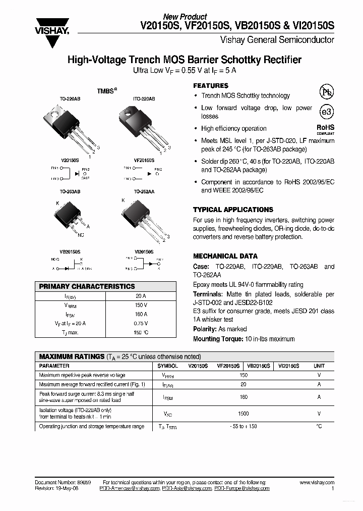 V20150S_5570390.PDF Datasheet
