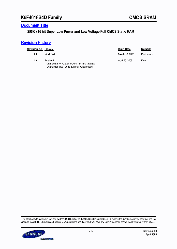 K6F4016S4DFAMILY_5577490.PDF Datasheet