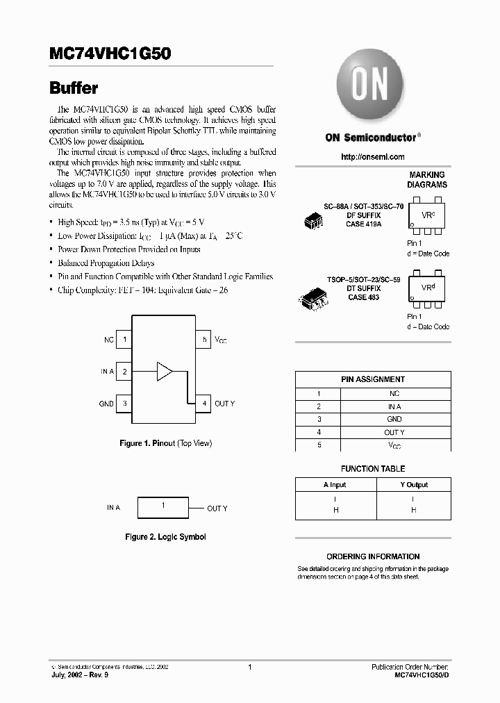 MC74VHC1G50-D_5582764.PDF Datasheet