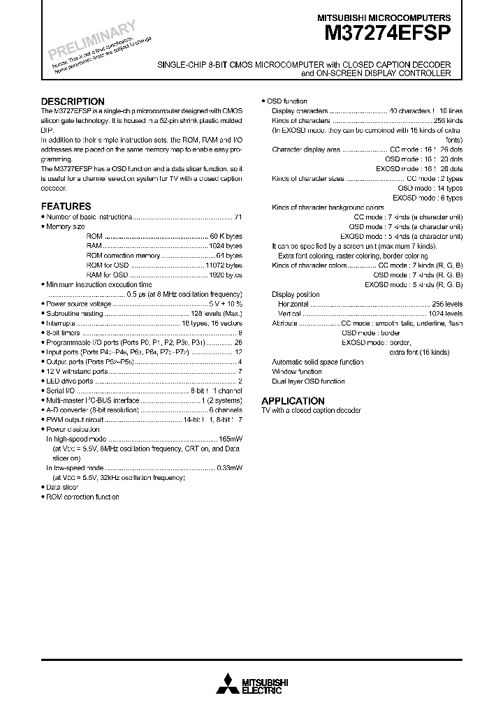 M37274EFSP_5582807.PDF Datasheet