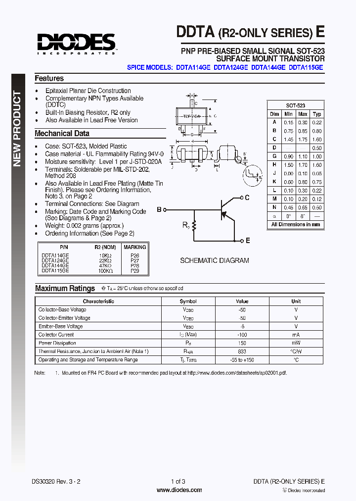 DDTA114GE_5585573.PDF Datasheet