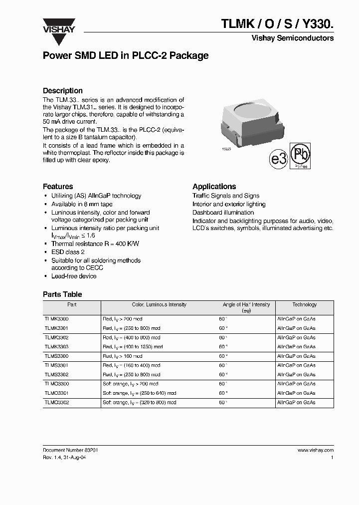 TLMY3300_5586797.PDF Datasheet