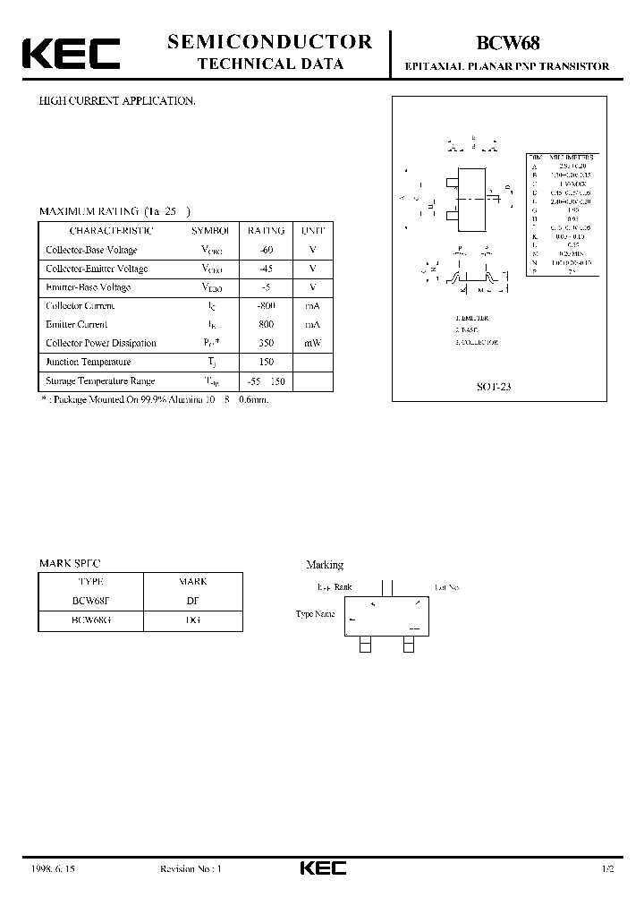 BCW68_5588004.PDF Datasheet