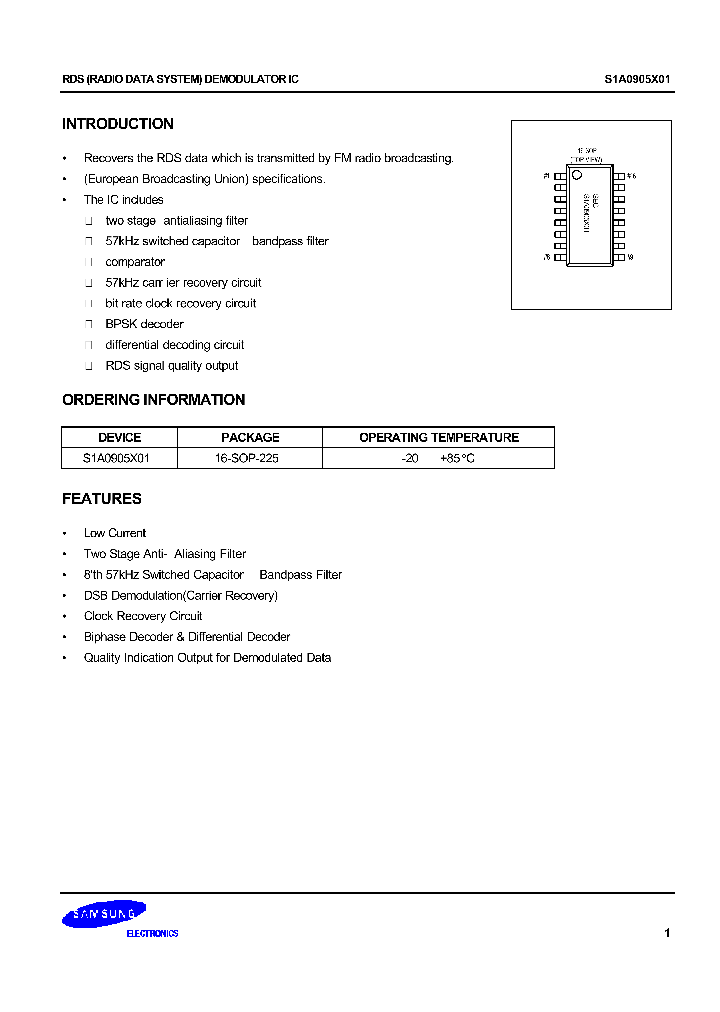 S1A0905X01_5588145.PDF Datasheet
