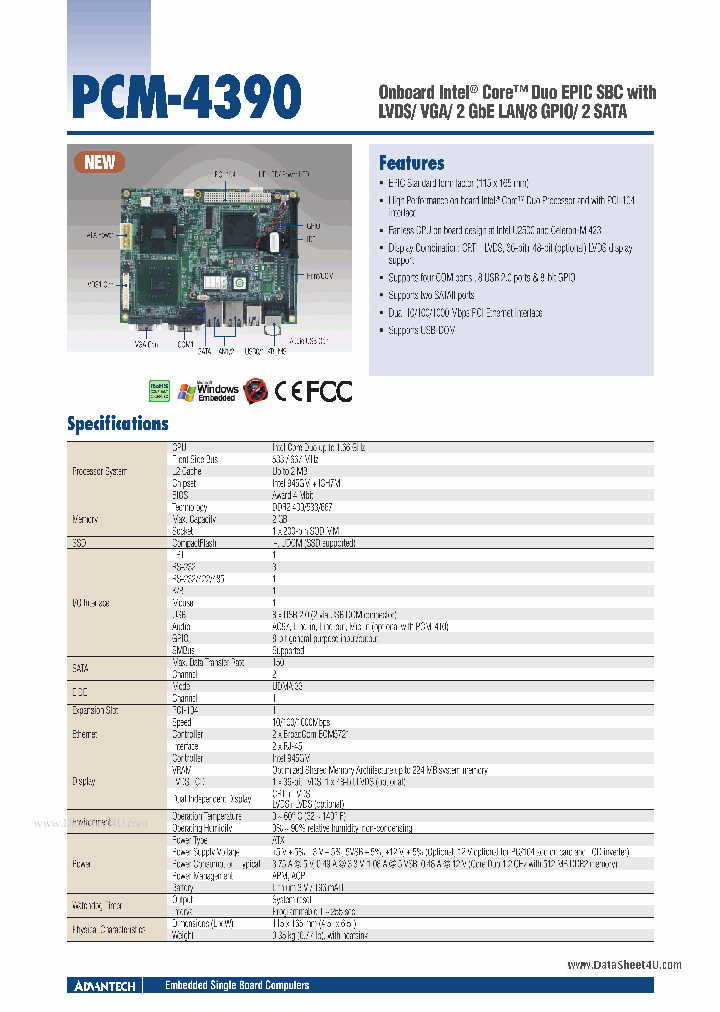 PCM-4390_5588536.PDF Datasheet