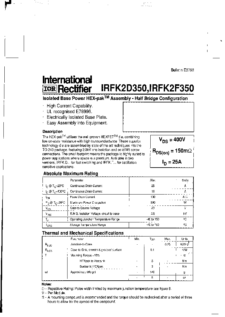 IRFK2D350_5588833.PDF Datasheet