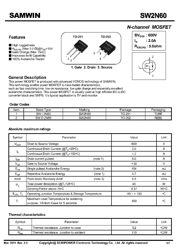 SW2N60_5592821.PDF Datasheet
