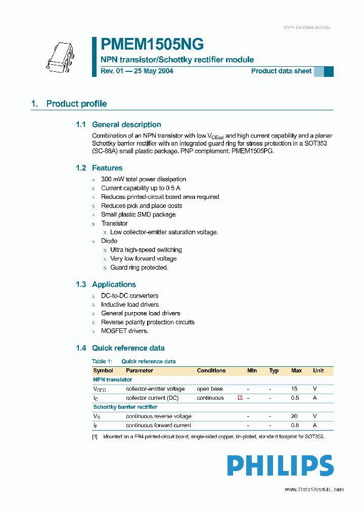 PMEM1505NG_5614129.PDF Datasheet
