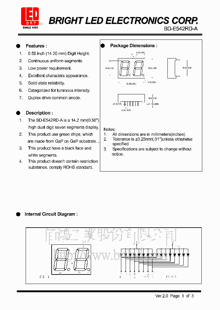 BD-E542RD-A_5614497.PDF Datasheet
