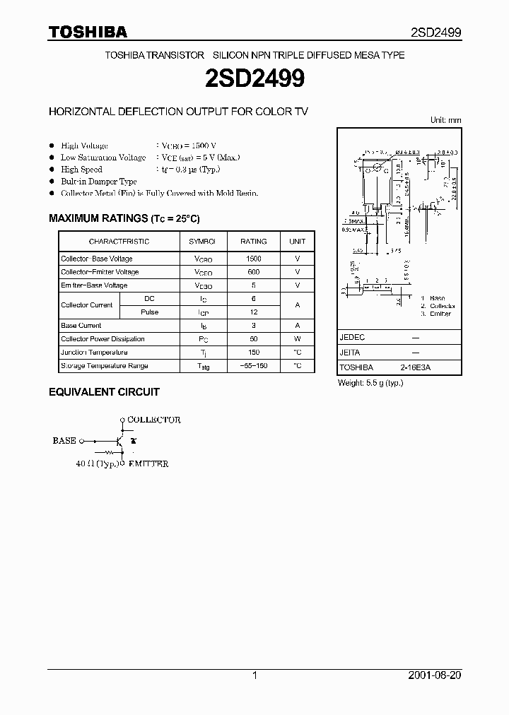 2SD2499_5597368.PDF Datasheet