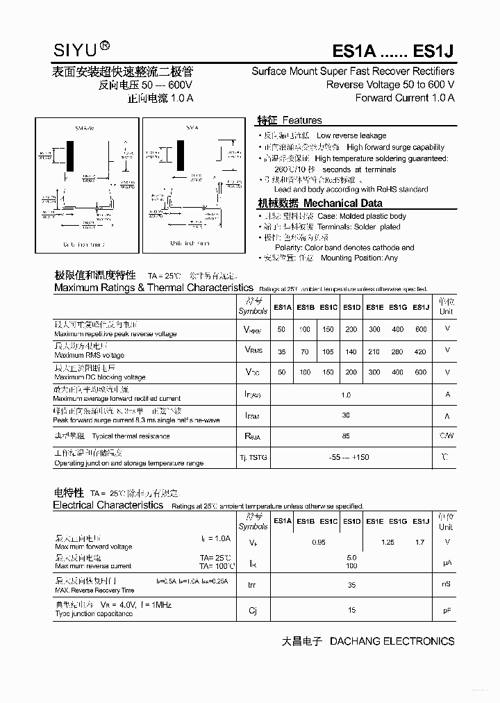 ES1E_5615101.PDF Datasheet