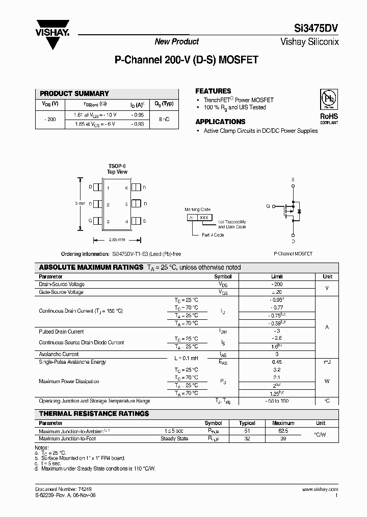 SI3475DV-T1-E3_5599877.PDF Datasheet
