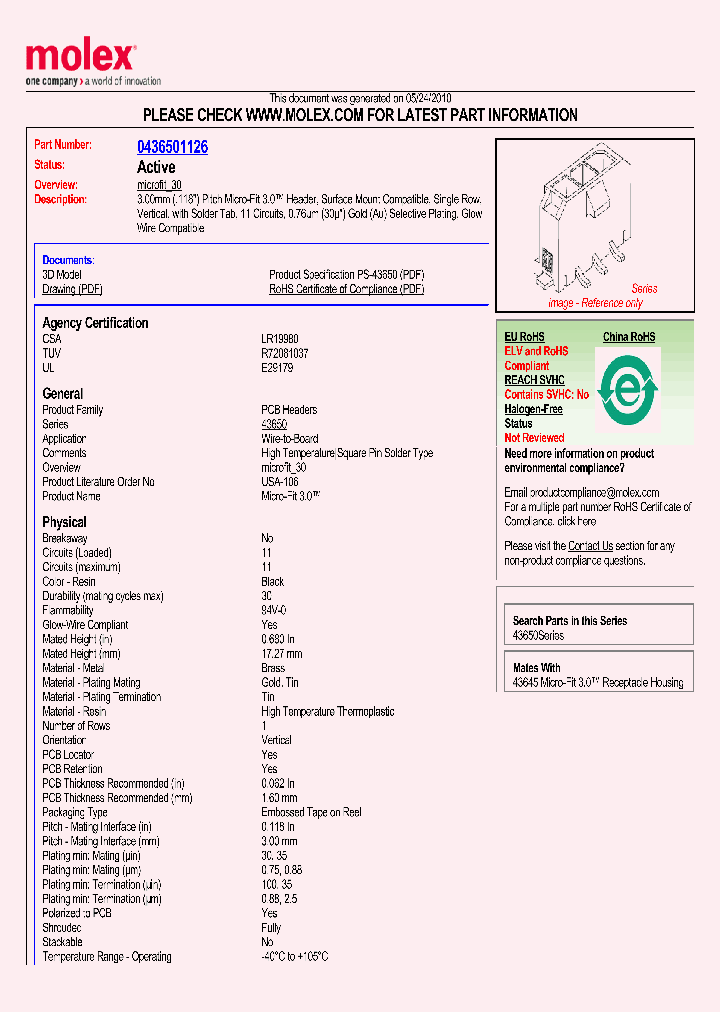 43650-1126_5620076.PDF Datasheet