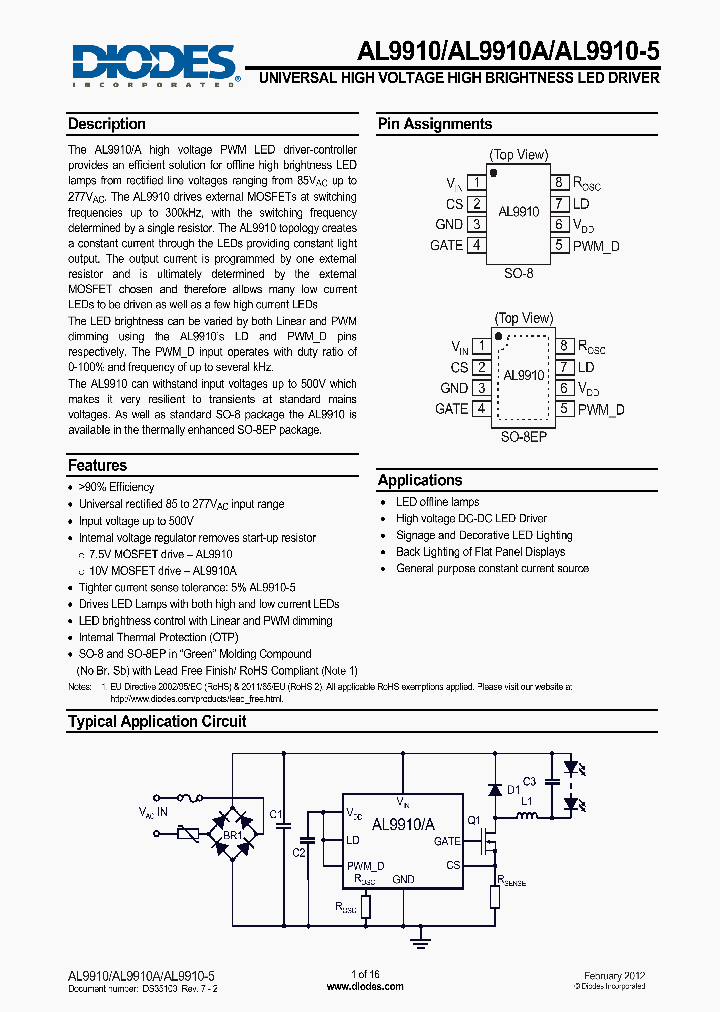 AL9910-5S-13_5620831.PDF Datasheet