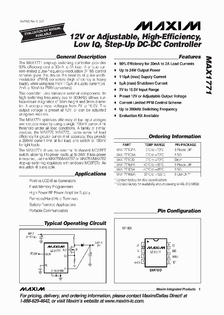MAX1771_5620892.PDF Datasheet