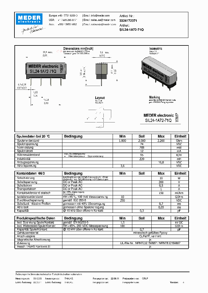 SIL24-1A72-71QDE_5640148.PDF Datasheet