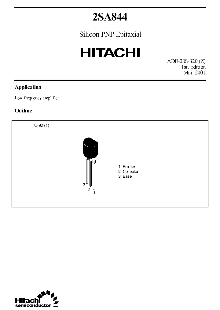 2SA844E_5637712.PDF Datasheet