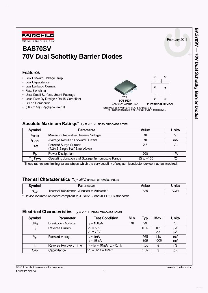 BAS70SV_5647635.PDF Datasheet