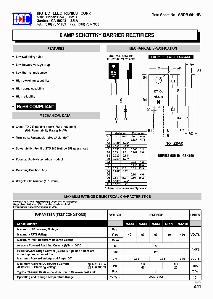SBDR-601-1B_5668116.PDF Datasheet