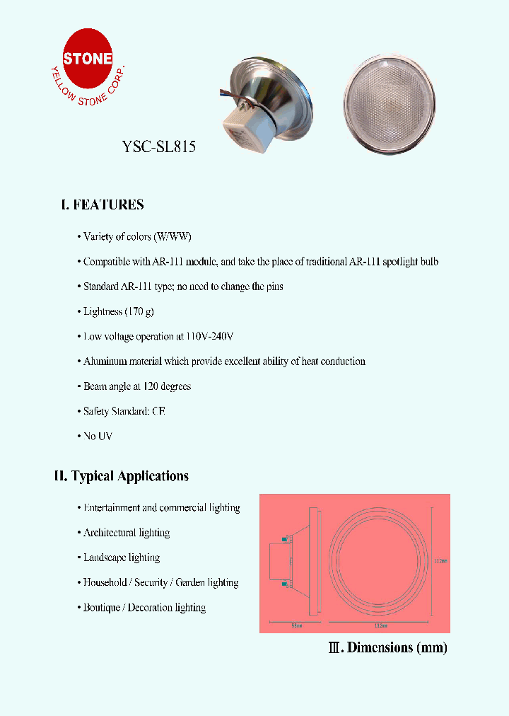 YSC-SL815_5668768.PDF Datasheet