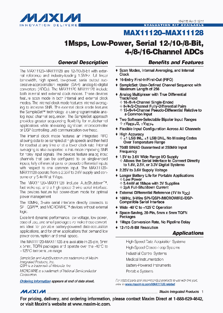 MAX11121_5674222.PDF Datasheet