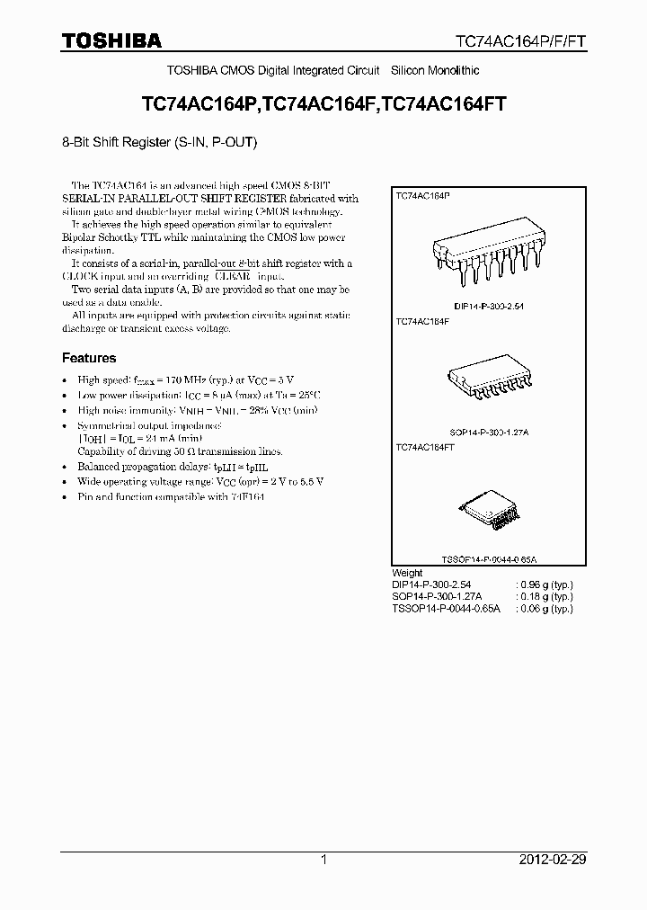 TC74AC164FT12_5680997.PDF Datasheet
