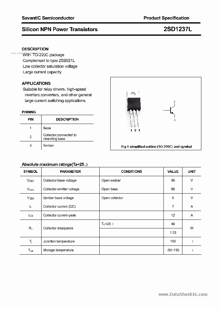 2SD1237L_5686727.PDF Datasheet