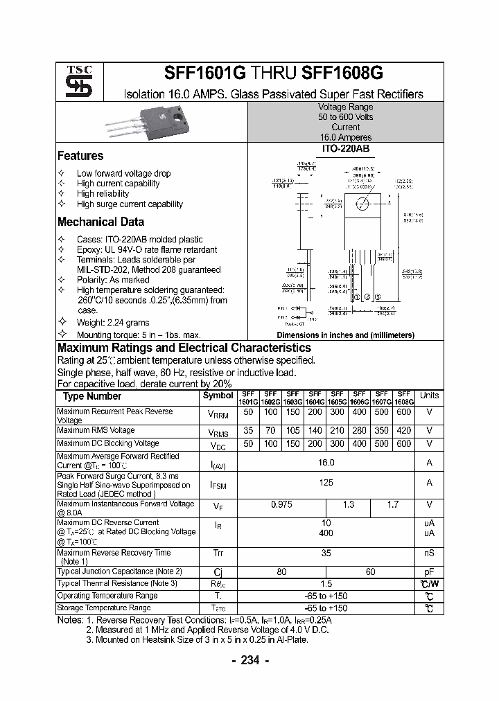 SFF1606G_5687465.PDF Datasheet